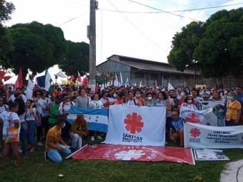 Marcha pelos direitos sociais e ambientais da Pan-Amazônia marca abertura do 10º Fospa
