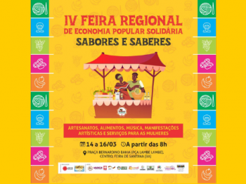 Março Mulher: feira de EPS reúne produtoras da Bahia e de Sergipe em Feira de Santana