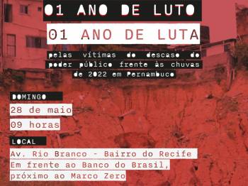 Ato solidário no Recife apoia vítimas das chuvas com participação da Cáritas Brasileira NE2